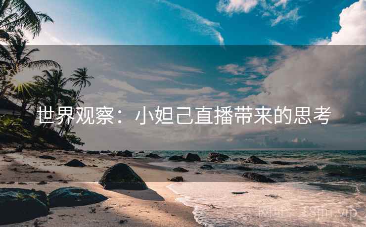 世界观察：小妲己直播带来的思考  第2张